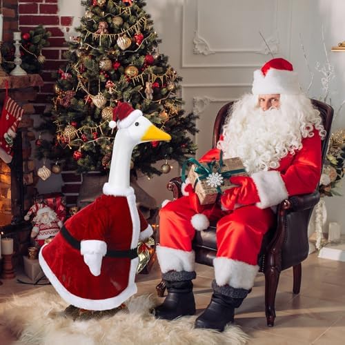 Cutecrop Christmas Santa Claus Goose Outfit Dresses Clothes 23" - Image 5