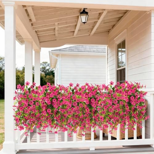 Artificial Faux Flowers Plants for Outdoor UV Resistant Summer Decoration - Image 4