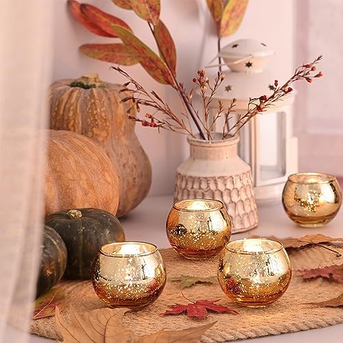 Volens 24PCS Gold Votive Candle Holders for Table Centerpieces - Image 2