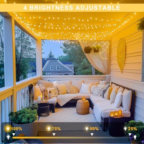 JMEXSUSS 800 LED String Lights Indoor Outdoor Christmas Lights Plug in - Image 2