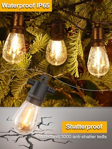 Svater 200 FT Outdoor String Lights, Patio Lights for Outside Waterproof - Image 2
