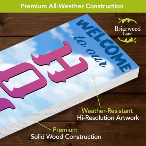 Briarwood Lane Spring Double Sided Reversible Pine Porch Leaner 47x9.5 Butterflies and Flowers For Spring Porch Leaner - Image 4