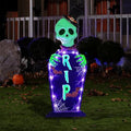 Joliyoou Halloween Yard Stake, 26.4" Solar Lighted Metal Tombstone by JoliyoouBringUJoy