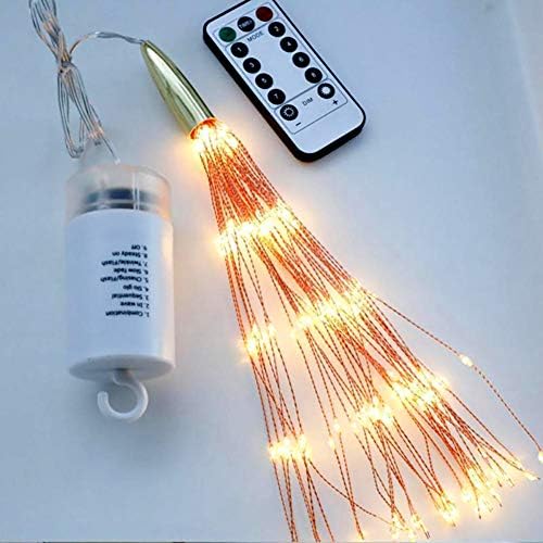 PXBNIUYA 2 Pack Starburst Sphere Lights,200 LLED Firework Lights Timer - Image 4