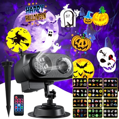Halloween Christmas Projector Lights Outdoor Holiday Decor Lights by LJBESTM