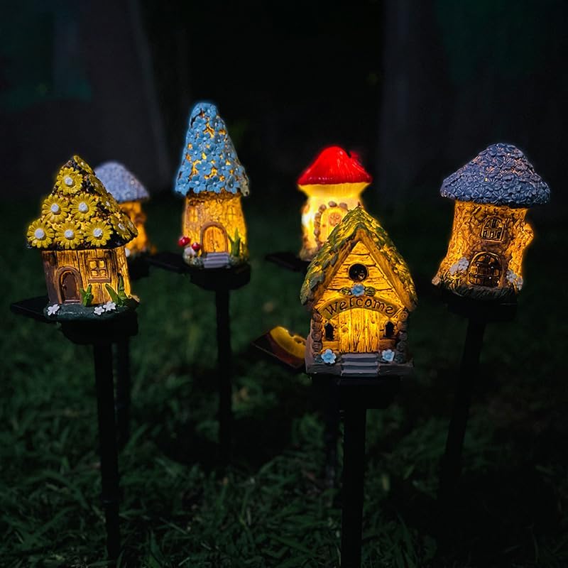 Solar Pathway Lights Outdoor, Waterproof Christmas Solar Lights for Yard, Garden, Patio, Pathway Decor, Warm LED Solar Powered Path Light for Landscape Lighting, Energy Saving Holiday Decoration, Red - Image 3