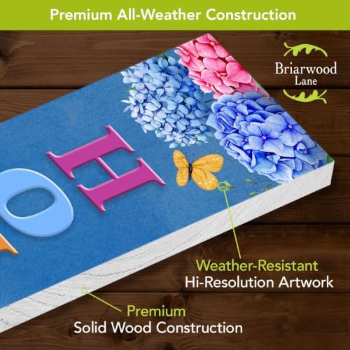 Briarwood Lane Spring Double Sided Reversible Pine Porch Leaner 47x9.5 Spring Flowers For Spring Porch Leaner - Image 4