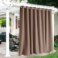 RYB HOME Extra Wide Outdoor Curtains for Patio Waterproof Privacy by RYBHOME
