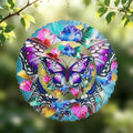 Butterfly Wind Spinners Outdoor, 10 Inch Laser-Cut Stainless Steel Metal Wind Spinners, 3D Kinetic Hanging Sculpture, Metal Yard Art, Garden Decor, Butterfly Gifts for Women, Men, Mom, Grandma by ElevateYourOutdoorGallery