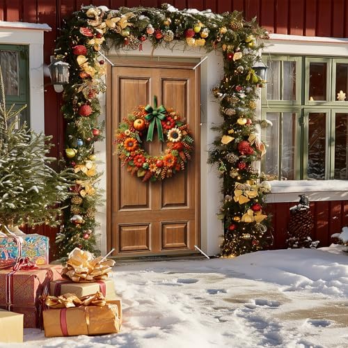 BlissYard Autumn Harvest Door Banner Set 35 x 71 Inch - Image 3