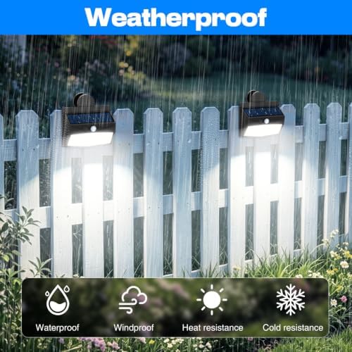 Peasur Clip On Solar Lights Outdoor, Motion Sensor Lights with 3 Modes - Image 5