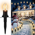 C9 Christmas Pathway Lights Outdoor - 24.2FT Path String Lights with 20 LED by PerPaiMe