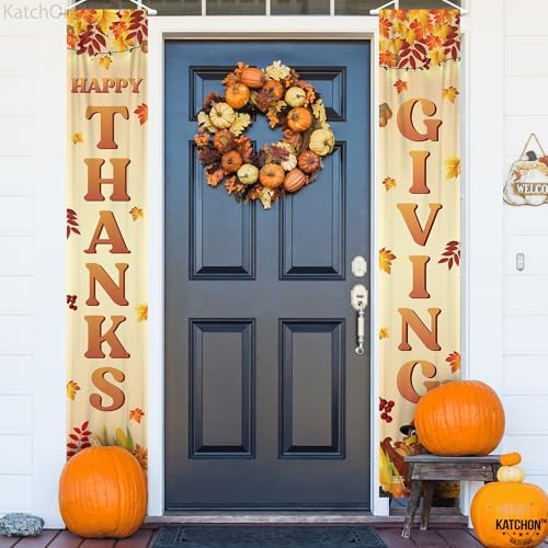 KatchOn Happy Thanksgiving Banner Outdoor - Xtralarge 72x12 Inch - Image 6
