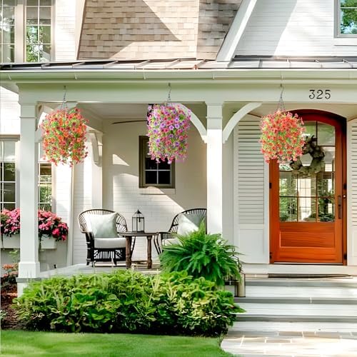 Artificial Fake Flowers Plants for Outdoor UV Resistant Summer Decoration - Image 6