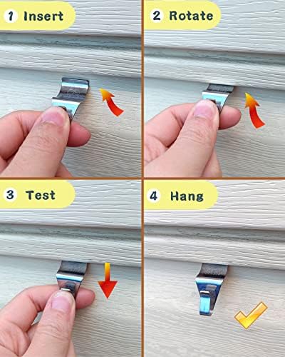 NACETURE Vinyl Siding Hooks Hanger Siding Clip for Hanging, 30 Pack - Image 6