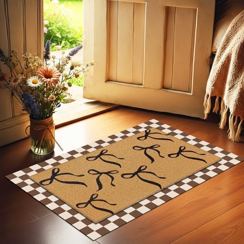 Tinideya 2 23.6 X 35.4 Inches Boho Bows White Brown - Image 6