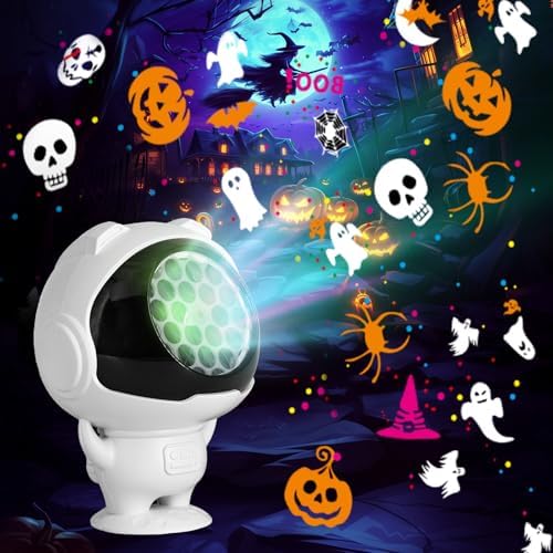 Halloween Projector Lights Outdoor/Indoor, Led Lights Projector for Halloween Decorations, Holiday Projector for Halloween Party,Newly Upgraded Halloween Indoor for Home by Zarkeet