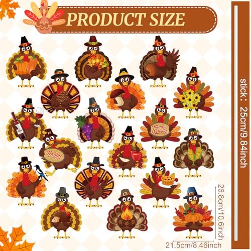 Yuntau Fall Yard Signs with Stakes, 18 Styles - Image 3