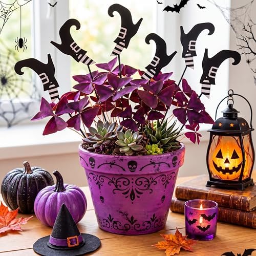 6 Pcs Halloween Outdoor Decoration Wicked Witch Legs Garden Stake - Image 5