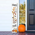 Happy Fall Y'all Wooden Porch Sign 47" Thanksgiving Large Welcome Porch Sign for Pumpkin Sign Autumn Home Front Door Yard Party Decor by AUSTAB