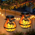2 Pack Solar Lanterns Outdoor Waterproof Flickering Flame Light Hummingbird Hanging Solar Powered Lantern for Yard Patio Porch Outdoor Garden Decor，Gifts for Women and Moms by Unknown