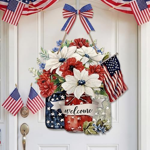 Spiareal Star Fall Porch Decor, Wooden Welcome Sign by Spiareal