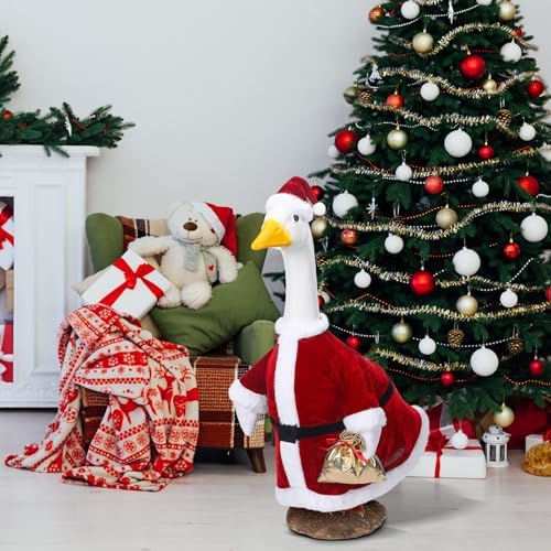 Cutecrop Christmas Santa Claus Goose Outfit Dresses Clothes 23" - Image 4