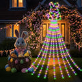Huquary Easter Bunny Waterfall String Lights Led, 2 ft by Huquary