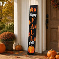 Happy Fall Y'all 47" Tall Vertical Wooden Porch Sign Black Rustic Farmhouse Fall Decor with Maple Leaf Pumpkin Thanksgiving Hanging Standing Decoration for Front Porch Indoor Outdoor by Unknown