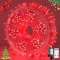 JMEXSUSS 400 LED Red Christmas Lights, 132ft String Lights Plug in by JMEXSUSS