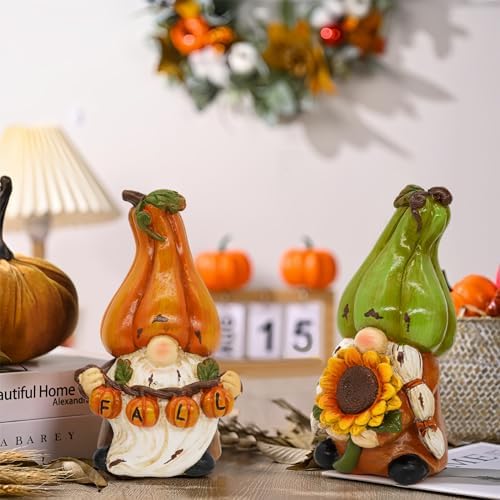 Fall Decorations Pumpkin Gnomes for Home Office Decor Autumn Gift - Image 5