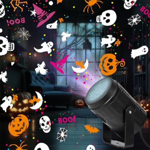Halloween Projector Lights Outdoor Indoor, Waterproof Halloween Light for Window, Ground, Roof, Wall, Cemetery, Halloween Decor for Halloween Party Garden Decorations - Image 2