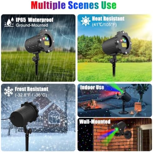 Fimilo Firefly Laser Projector Light, RGB Laser Landscape Lights Outdoor - Image 6