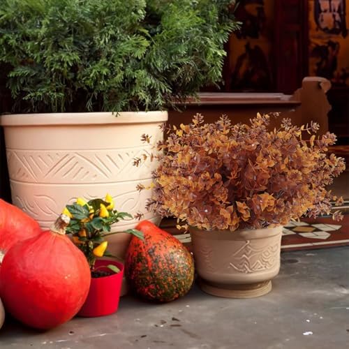 RECUTMS Faux Mums Plants,Artificial Flowers for Outdoor Fake Fall Flowers - Image 4