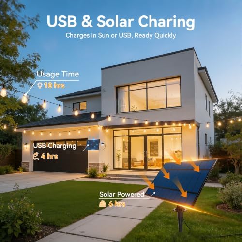 Ollny S11 100FT Solar String Lights Waterproof Dimmable for Backyard - Image 6