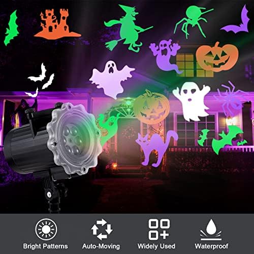 Treela Halloween Projector Lights Outdoor LED Ghost Projector, Style A - Image 5