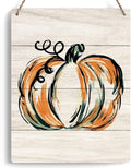 Fall Decorations for Home Fall Pumpkin Decor Fall Signs for Home Decor Thanksgiving Decorations Farmhouse Fall Decor Fall Hanging Decor for Front Door 8 x 10 Inch by FREHVN