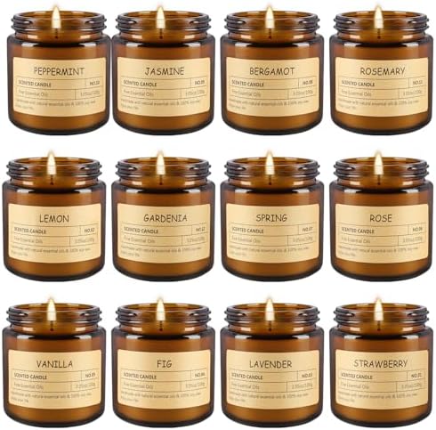 12 Pcs Scented Candles with Added Natural Essential Oils, 3.05oz, Suitable for Various Festivals, Parties, Yoga, and Home Scene. - Image 4