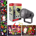 Christmas LED Projection Snowflake Light, 16 Patterns RGB by Unknown