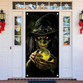 Witch Door Cover Halloween Spooky Scary Decoration 71x35 by StarlitPatio