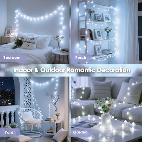 Connectable 43FT 100LED Globe String Lights Indoor, Classroom Lights - Image 3