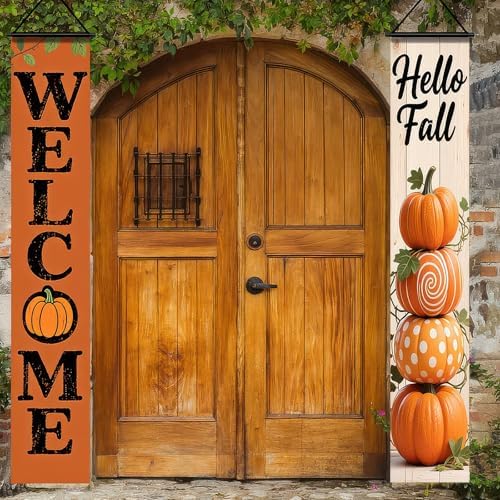 HOMETITUTE Fall Porch Banner 12x71 Inch Thanksgiving Banner - Image 5