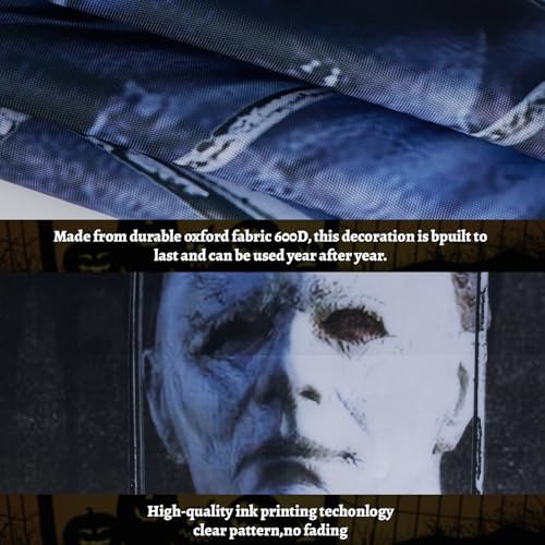 Halloween Horror Window and Door Cover, Scary Decoration for Home Party - Image 2