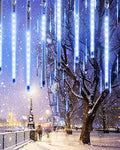 Flacchi Christmas Lights 20 Tubes Blue Meteor Shower Icicle Lights 480 LED by Flacchi