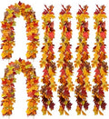 WOHOHOHO 6 Pack Fall Garland Maple Leaf Decorations, 5.9 Ft 72 Leaves Each by Unknown