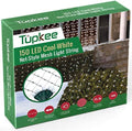 Christmas Light Net – 150 LED Cool-White Mesh Lights - 4 ft x 6 ft – Outdoor/Indoor – Net Lights for Bushes, Hedges or Trees by Tupkee