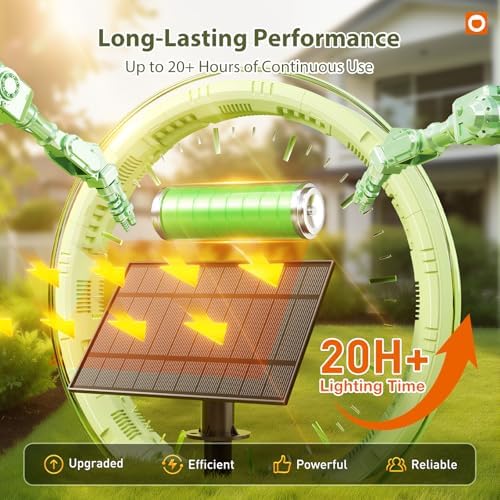 addlon 102(96+6) FT Solar String Lights Waterproof, 30+2 LED Shatterproof - Image 2