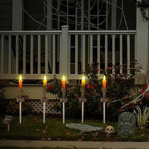 Halloween Decorations Outdoor, Solar Pathway Lights, 20 Pack - Image 7