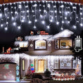 Christmas Icicle Lights Outdoor 82FT 810 LED Drops Cool White by HRANBOTY