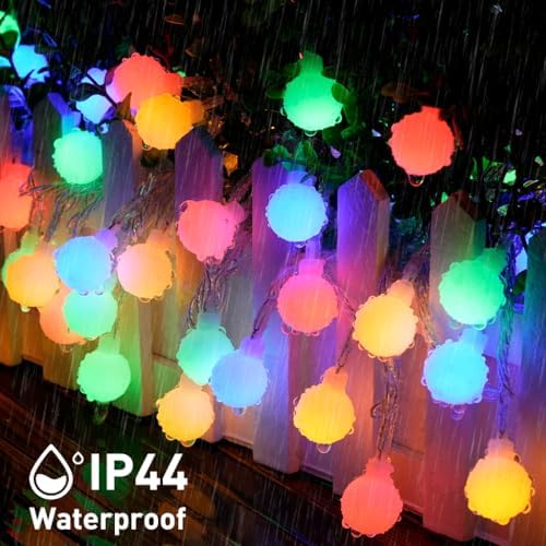 JMEXSUSS 33ft 100 LED Battery Operated Christmas Lights Outdoor Waterproof - Image 5